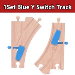 All Kinds Wooden Train Track Accessories Beech Wooden Railway Track Fit for All Brand Train Toys for Children Educational