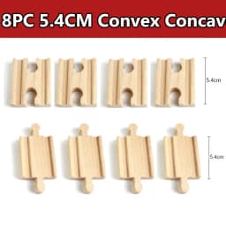 All Kinds Wooden Train Track Accessories Beech Wooden Railway Track Fit for All Brand Train Toys for Children Educational