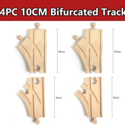 All Kinds Wooden Train Track Accessories Beech Wooden Railway Track Fit for All Brand Train Toys for Children Educational