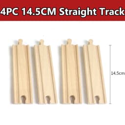 All Kinds Wooden Train Track Accessories Beech Wooden Railway Track Fit for All Brand Train Toys for Children Educational