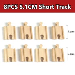 All Kinds Wooden Train Track Accessories Beech Wooden Railway Track Fit for All Brand Train Toys for Children Educational