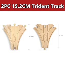 All Kinds Wooden Train Track Accessories Beech Wooden Railway Track Fit for All Brand Train Toys for Children Educational