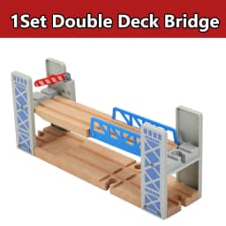 All Kinds Wooden Train Track Accessories Beech Wooden Railway Track Fit for All Brand Train Toys for Children Educational