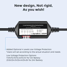 AZDOME JYX05 Car DVR Record Hardwire Kit For M660/M550 Max/M300S/GS63H Pro Low Vol Protection Type-C Port 12V-24V in 5V 2.5A out
