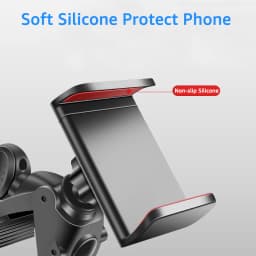 Universal Bicycle Phone Holder Motorcycle Bike Cell Phone Holder Handlebar Stand Mount for iPhone 15 Xiaomi Samsung GPS Bracket