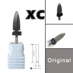 2 Way Typhoon Carbide Left+Right Hand Stable Shank Accessories Cutter Pedicure Nail Drill Bits