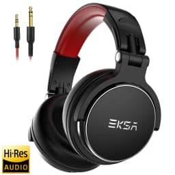 Oneodio EKSA P100 3.5/6.35mm Wired Studio HiFi Headphones Over Ear Professional Hi-Res DJ Monitor Headset With Mic For Guitar
