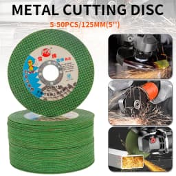 2-50pcs 125mm Metal Cutting Disc Angle Grinder Stainless Steel Grinding Cutting Resin Double Mesh Ultra-Thin Polishing Piece