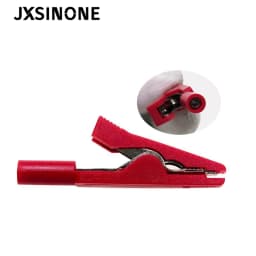 JXSINONE P2009 6Colors Full Insulated Crocodile clip connect 2mm Banana Female Adapter Test Probe Alligator Clip
