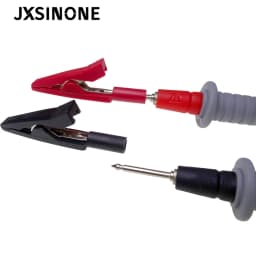 JXSINONE P2009 6Colors Full Insulated Crocodile clip connect 2mm Banana Female Adapter Test Probe Alligator Clip
