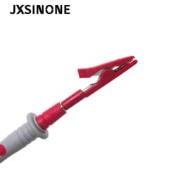 JXSINONE P2009 6Colors Full Insulated Crocodile clip connect 2mm Banana Female Adapter Test Probe Alligator Clip