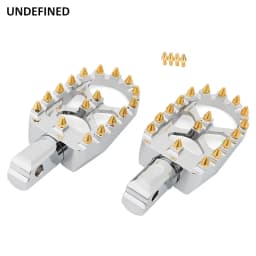 Wide MX Foot Pegs Motorcycle Footpegs Driver Passenger Front/Rear CNC For Harley Softail Fat Bob Breakout FLFB/S FXBB 2018-2023