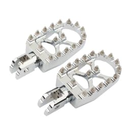 Wide MX Foot Pegs Motorcycle Footpegs Driver Passenger Front/Rear CNC For Harley Softail Fat Bob Breakout FLFB/S FXBB 2018-2023