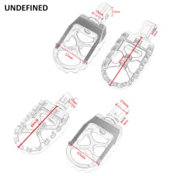 Wide MX Foot Pegs Motorcycle Footpegs Driver Passenger Front/Rear CNC For Harley Softail Fat Bob Breakout FLFB/S FXBB 2018-2023