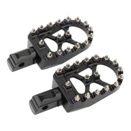 Wide MX Foot Pegs Motorcycle Footpegs Driver Passenger Front/Rear CNC For Harley Softail Fat Bob Breakout FLFB/S FXBB 2018-2023