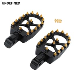 Wide MX Foot Pegs Motorcycle Footpegs Driver Passenger Front/Rear CNC For Harley Softail Fat Bob Breakout FLFB/S FXBB 2018-2023
