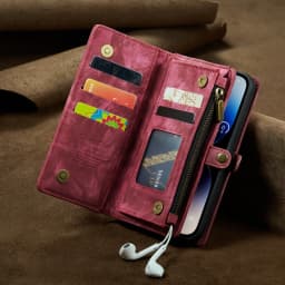 For iPhone 12 13 14 15 16 17 Pro Max Case Flip Leather Wallet Phone Bag Cover For Coque iPhone 15 12 13 Mini 12Pro 14 Plus Case