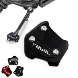 For Honda Rebel CMX300 CMX500 CMX 300 500 All Years Motorcycle Kickstand Extension Foot Side Stand Enlarger Support Plate Pad