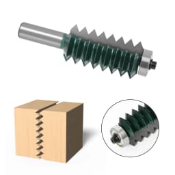 12 Shank Raised panel"V"joint Bits Finger Joint Glue Milling Cutter for Wood Tenon Woodwork Cone Tenon Milling Tenoning Machine