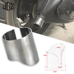 Motorcycle Stainless Steel Rear Exhaust Pipe Tail Link Pipe Mount Tube For VESPA GTS 250 300 2013 - 2018 2019 2020 Accessories