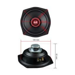AIYIMA 2Pcs 5.25 Inch Hifi Full Range Speaker Units 4 8 Ohm 40W NdFeB Magnet Loudspaeker Home Theater Music Sound Speaker