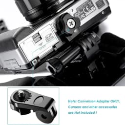 Action Camera Adapter Bridge Mount for Xiaomi Yi Mounts 1/4 Inch Screw Hole for Sony Mini Cam Action Cameras HDR