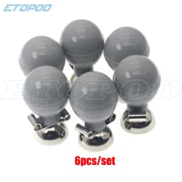 4pcs/Set ECG EKG Limb Clip Electrode 6pcs/lot Adult ECG/EKG Electrodos Ag/AgCl Electrode Chest Suction Ball