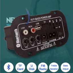 Woopker Speaker Amplifier Board DIY Digital Bluetooth Amplifiers  Module AUX TF Card USB 25-30W Speaker 110V 220V 12V 24V