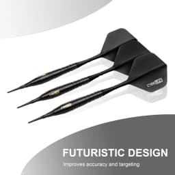 CyeeLife Soft Darts 18g + Carry Case + Extra Points + Flights,Professional Electronic Plastic Tip Dart Set