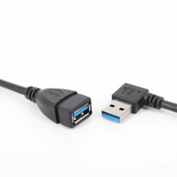 20cm USB 3.0 Right / Left /Up/Down Angle 90 Degree Extension Cable Male To Female Adapter Cord USB Cables Extension Cord