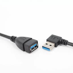 20cm USB 3.0 Right / Left /Up/Down Angle 90 Degree Extension Cable Male To Female Adapter Cord USB Cables Extension Cord