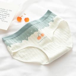 Women's Cotton Underwear Sexy Thread Panties Fashion Soft Comfort Girl's Briefs Mid Waist Seamless Underpants Female Lingerie