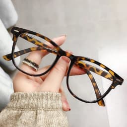 Transparent Anti-blue Light Myopia Glasses Women Men Ultralight Eyewear Oversized Near Sight Eye Glasses Diopters -1.0 To -6.0