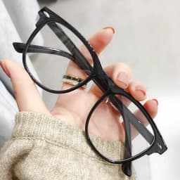 Transparent Anti-blue Light Myopia Glasses Women Men Ultralight Eyewear Oversized Near Sight Eye Glasses Diopters -1.0 To -6.0