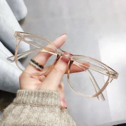 Transparent Anti-blue Light Myopia Glasses Women Men Ultralight Eyewear Oversized Near Sight Eye Glasses Diopters -1.0 To -6.0