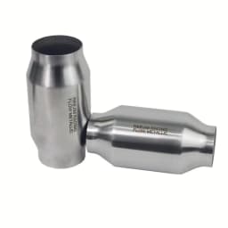4" x 8" High-Flow Catalytic Converter - 200 Cell/cpsi Metallic Substrate - 2.5"/3" In/Out - EPA & Euro 3 Compliant
