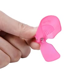 10 Pcs/Bag Colorful Acrylic Nail Art Soak Off Cap Clips Nails Cleaning Manicure UV Gel Polish Soak off Wrap Tools For Finger