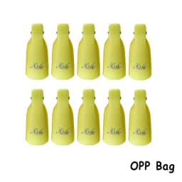 10 Pcs/Bag Colorful Acrylic Nail Art Soak Off Cap Clips Nails Cleaning Manicure UV Gel Polish Soak off Wrap Tools For Finger