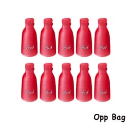 10 Pcs/Bag Colorful Acrylic Nail Art Soak Off Cap Clips Nails Cleaning Manicure UV Gel Polish Soak off Wrap Tools For Finger