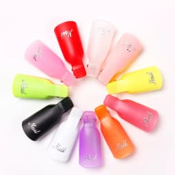 10 Pcs/Bag Colorful Acrylic Nail Art Soak Off Cap Clips Nails Cleaning Manicure UV Gel Polish Soak off Wrap Tools For Finger