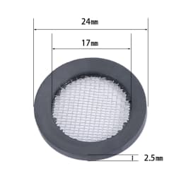 10Pcs 1/2" 3/4" O-Ring Seal Hose Gasket Rubber Washer with Net for Faucet Grommet Rubber Gasket Filter Washer Sink Strainer Tool