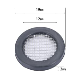10Pcs 1/2" 3/4" O-Ring Seal Hose Gasket Rubber Washer with Net for Faucet Grommet Rubber Gasket Filter Washer Sink Strainer Tool