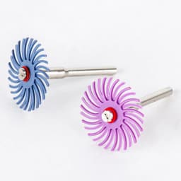 1" Radial Bristle Disc Kit Abrasive Brush 3/2.35mm Shank Detail Polishing Wheel for Rotary Tool Accessories