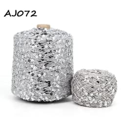50G/Ball 49 Colors Golden Sliver Sequin Yarn Sparkle Glitter Threads Knitting Lurex Crochet Sweater Craft DIY Bag