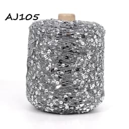50G/Ball 49 Colors Golden Sliver Sequin Yarn Sparkle Glitter Threads Knitting Lurex Crochet Sweater Craft DIY Bag