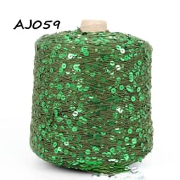 50G/Ball 49 Colors Golden Sliver Sequin Yarn Sparkle Glitter Threads Knitting Lurex Crochet Sweater Craft DIY Bag