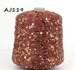 50G/Ball 49 Colors Golden Sliver Sequin Yarn Sparkle Glitter Threads Knitting Lurex Crochet Sweater Craft DIY Bag