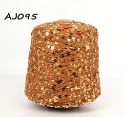 50G/Ball 49 Colors Golden Sliver Sequin Yarn Sparkle Glitter Threads Knitting Lurex Crochet Sweater Craft DIY Bag