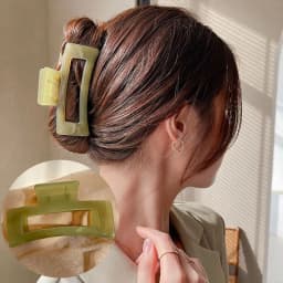 Korean Jelly Matte Gripping Clip Hairpin Trendy Simple Hair Claw Crab Barrettes Fashion For Girl Women Hair Accessories Headwear