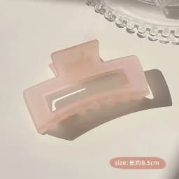 Korean Jelly Matte Gripping Clip Hairpin Trendy Simple Hair Claw Crab Barrettes Fashion For Girl Women Hair Accessories Headwear